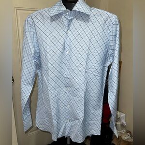 Banana Republic I Men’s I Shirt I Light Blue Windowpane